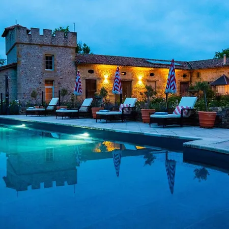 Luxury De Chateau Mirabel - Latour - With Saltwater Swimming Pool And Ac Feriehus